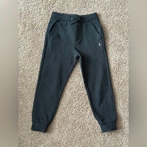 Polo by Ralph Lauren Black Sweatpants with Grey Logo Print